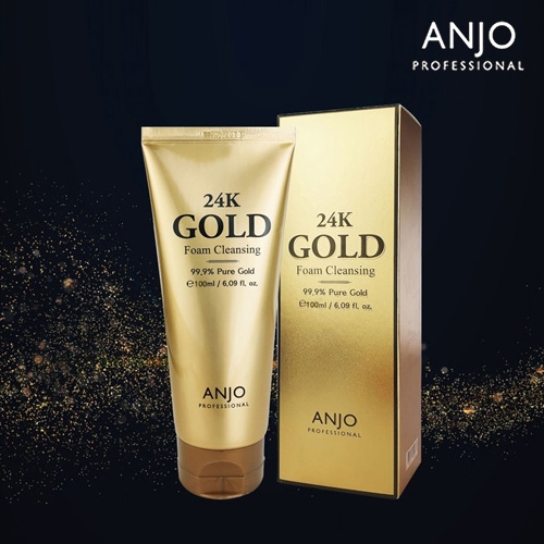 [앙쥬] 24K 골드 폼클렌징 100ml (5개)  (클렌징/필링)