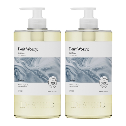[닥터시드] 걱정없는 1종 비건 주방세제 1000ml+1000ml  (주방세제)