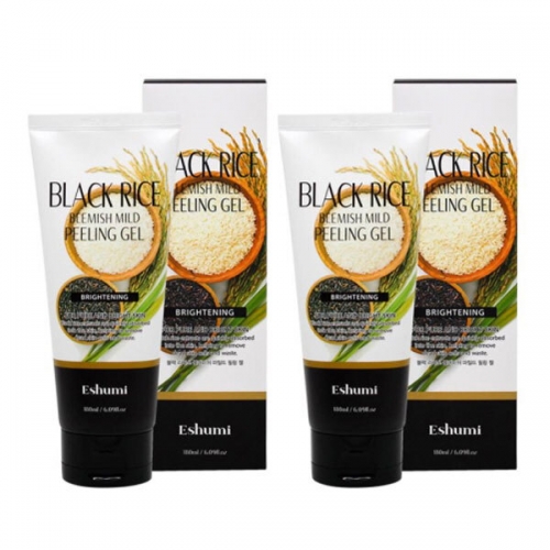 [Eshumi] 애슈미 블랙라이스 블레미쉬 마일드 필링젤 180ml X 2개  (클렌징/필링)