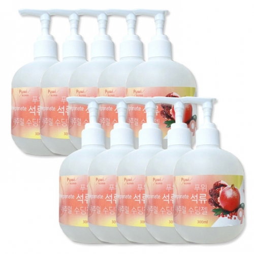 [푸위] 석류 내추럴 수딩젤 300ml x 10개  (바디로션/크림/핸드/풋케어)