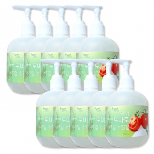 [푸위] 토마토 내추럴 수딩젤 300ml x 10개  (바디로션/크림/핸드/풋케어)