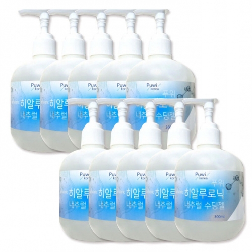 [푸위] 히알루로닉 내추럴 수딩젤 300ml x 10개  (바디로션/크림/핸드/풋케어)