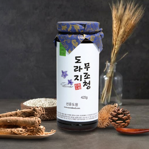 [선운도원] 100퍼센트 국내산 전통 도라지무조청 420g  (물엿/식초/소스/액젖)