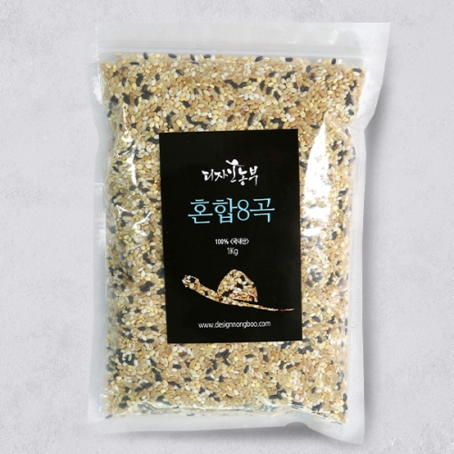 [정직한농부] 100퍼센트 국내산 웰빙 혼합8곡 1kg  (잡곡)