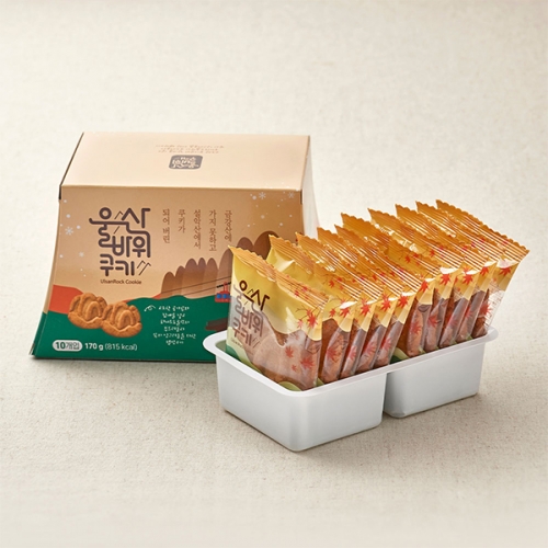과자의성 울산바위쿠키 10개입  (과자/껌/스낵류)