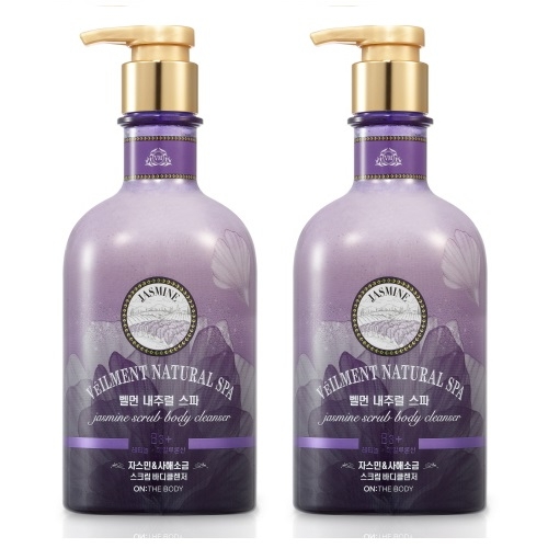 벨먼 내추럴 스파 자스민 스크럽 바디워시 600ml X 2개  (샤워/바디워시)