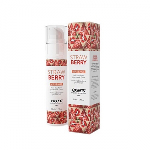 엑상스 워밍 고멧 마사지젤 스트로베리 50ml  (바디오일/스크럽/솔트)