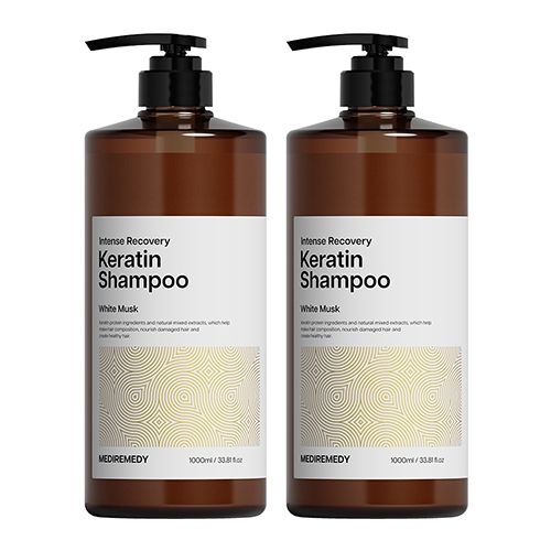 [메디레머디] 1+1인텐스 리커버리 극손상 단백질 샴푸 1000ml  (샴푸/린스/트리트먼트)
