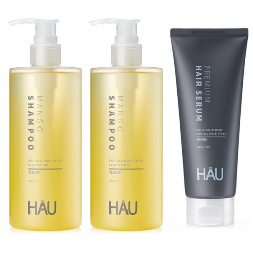 하우 망고 탈모케어 샴푸350ml+헤어영양세럼200g(2+1)  (두피/탈모관리)