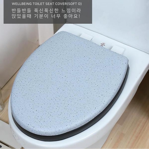 웰빙 숯 소프트 변기시트 O형  (면도/목욕/수도)