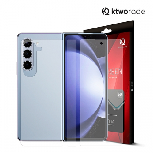 Ktworade 갤럭시폴드5 파이널 스크린 5D 우레탄 필름 풀세트  (갤럭시 2023년)