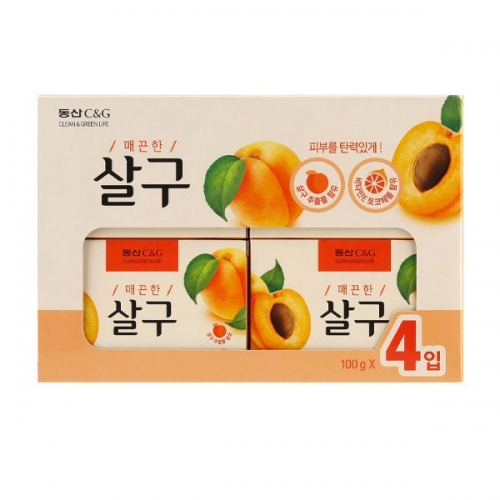 NEW 살구비누100Gx4입  (비누)