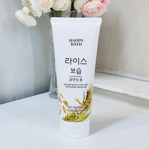 해피바스 라이스 클렌징폼200g  (클렌징/필링)