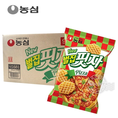 농심 박스 벌집핏자 90g 20입 과자 간식 군것질  (과자/껌/스낵류)