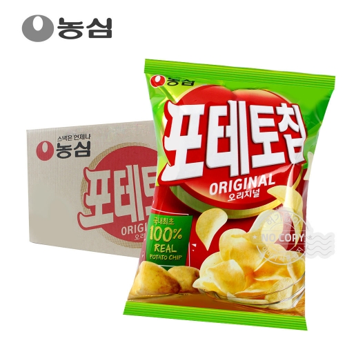 농심 박스 포테토칩오리지널 60g 20입 과자 간식  (과자/껌/스낵류)