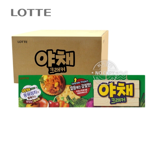 롯데 박스 웰빙야채크래커 83g 30입 회사 사무실 간식  (과자/껌/스낵류)