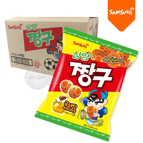 삼양식품 박스 짱구 115g 24입 과자 간식 군것질  (과자/껌/스낵류)