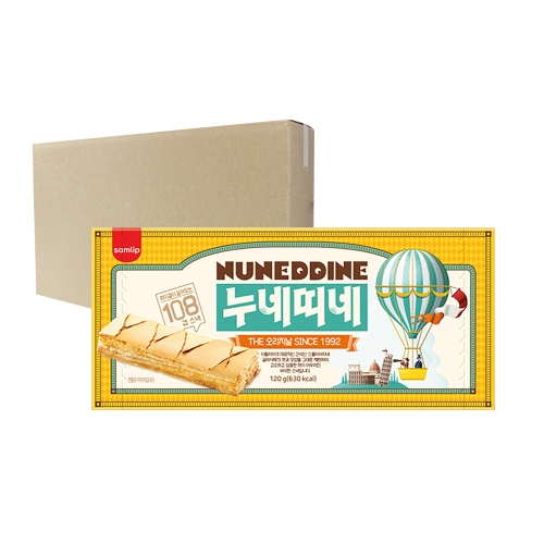 삼립 누네띠네 120g 16개입 [박스]  (과자/껌/스낵류)