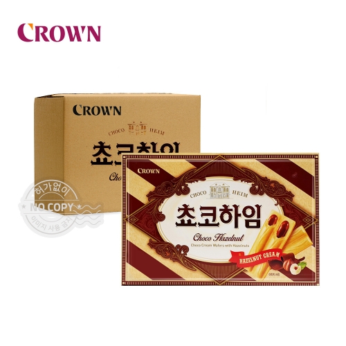 크라운 박스 쵸코하임 284g 12입 과자 간식 군것질  (과자/껌/스낵류)