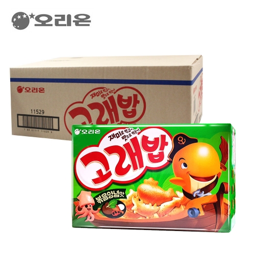 오리온 박스 고래밥 볶음양념맛 46g 30입 과자 간식  (과자/껌/스낵류)