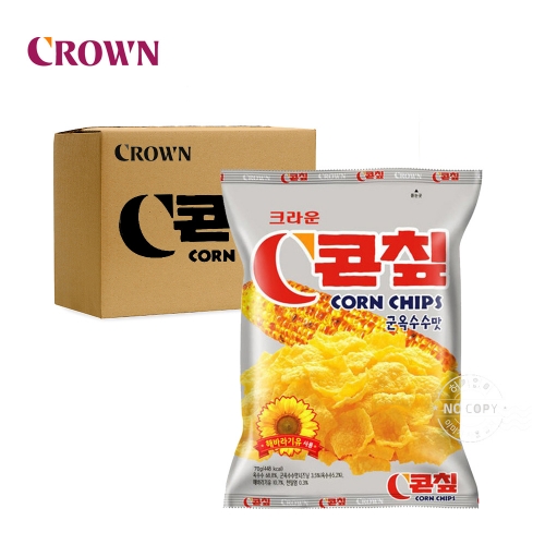 크라운 박스 콘칩 70g 16입 과자 간식 군것질  (과자/껌/스낵류)