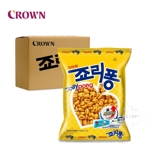 크라운 박스 죠리퐁 74g 16입 과자 간식 군것질  (과자/껌/스낵류)