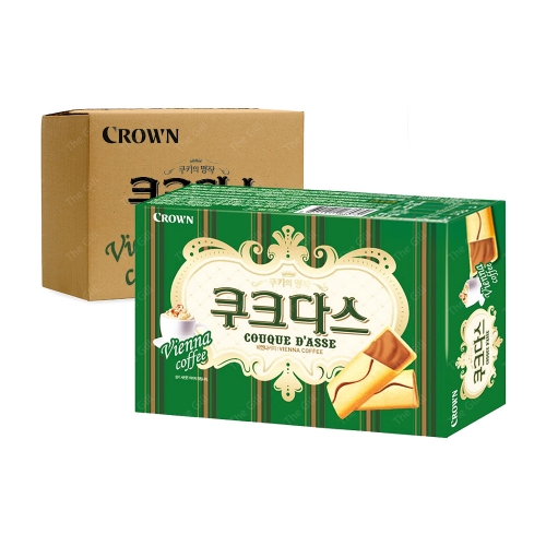 크라운 쿠크다스 비엔나커피맛 과자 289g 12개입 박스  (과자/껌/스낵류)