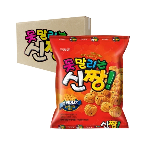 크라운 못말리는 신짱 73g 20개입 [박스]  (과자/껌/스낵류)