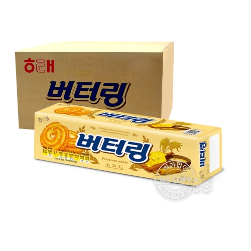 해태 [박스] 버터링 소프트 86g 24입  (과자/껌/스낵류)