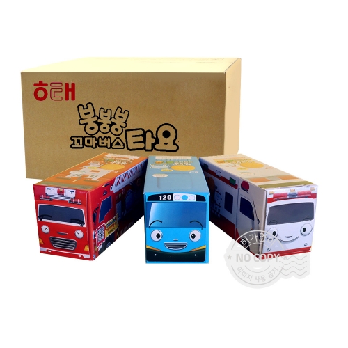 해태 [박스] 붕붕붕 꼬마버스 타요 140g 18입  (과자/껌/스낵류)