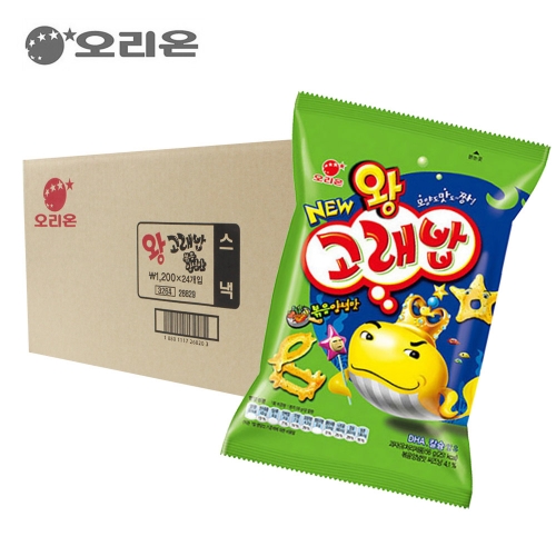 오리온 왕고래밥볶음양념맛 56g 24개입 [박스]  (과자/껌/스낵류)