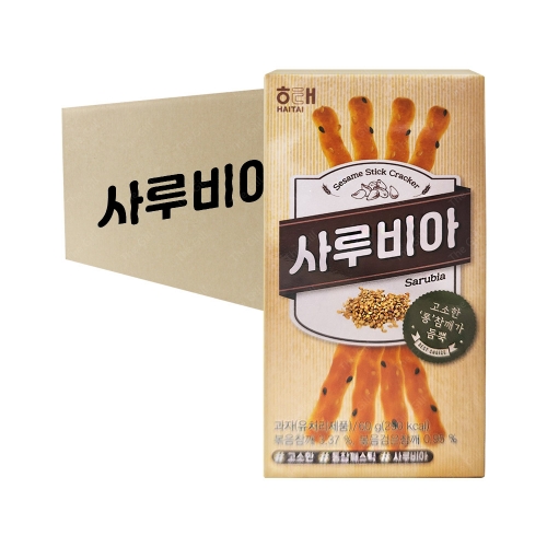 해태 사루비아 60g 24개입 [박스]  (과자/껌/스낵류)