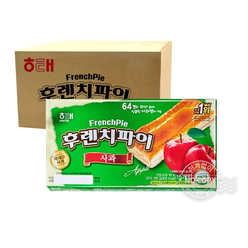 해태 후렌치파이 사과 192g 12개입 [박스]  (과자/껌/스낵류)
