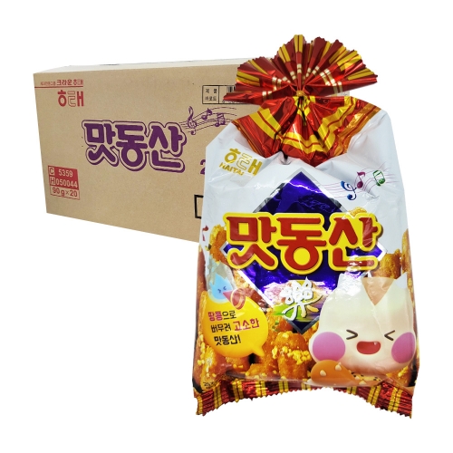 해태 맛동산 90g 20개입 [박스]  (과자/껌/스낵류)