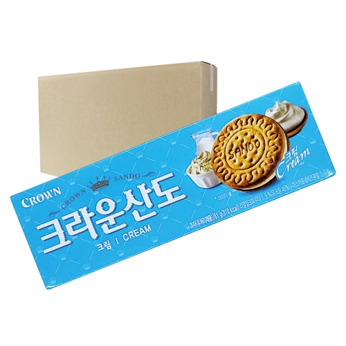 크라운 산도 크림 61g 24개입 [박스]  (과자/껌/스낵류)