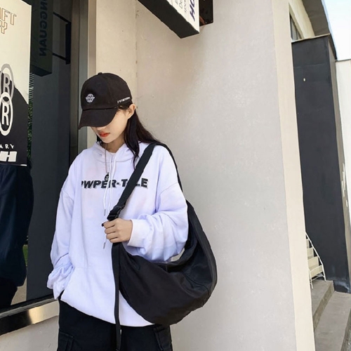 [슈어밸류] 데일리 캐주얼 반달 크로스백 숄더백 포켓 슬링백 DR-A14222  (캐쥬얼가방)