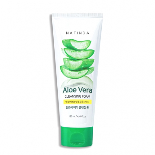 나틴다 알로에베라 클렌징폼 130ml 여드름 피부완화  (클렌징/필링)