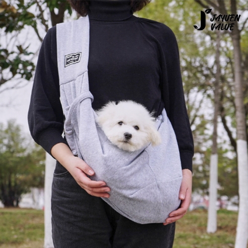 [자연밸류] 강아지 고양이 외출 슬링백 크로스백 JVM-PBA01  (이동가방/유모차)