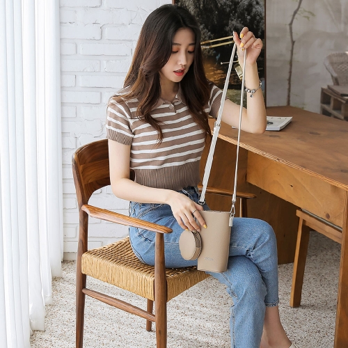 [슈어밸류] 미니 파우치 화장품 핸드폰 크로스백 DR-A15205  (크로스백)