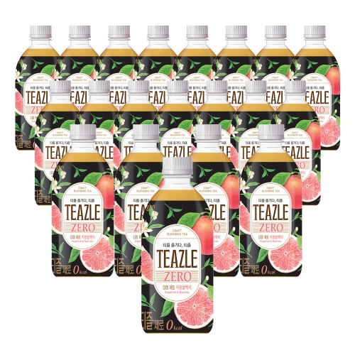 웅진 티즐 제로 자몽블랙티 500ml 20입  (차/티백/코코아)