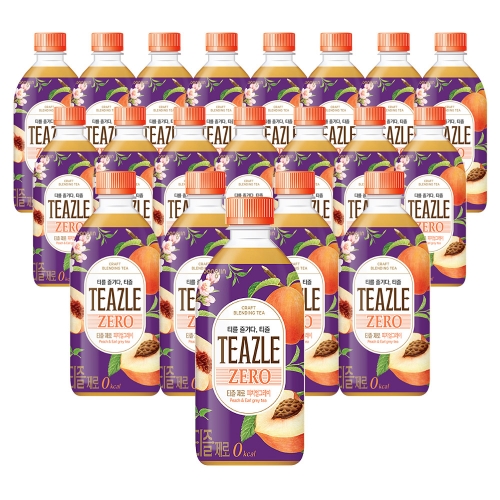 웅진 티즐 제로 피치 얼그레이 500ml 20입  (차/티백/코코아)