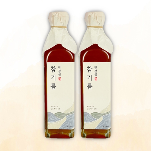 한정성  참기름300ml 2병  (식용유/참기름/오일류/시럽)