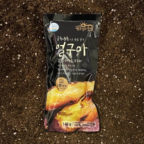 [더 기다림] 옛 전통방식 황토로 구운 아이스 꿀 고구마 140g *10봉/전자레인지OK  (빵/케익/밀가루가공식품)