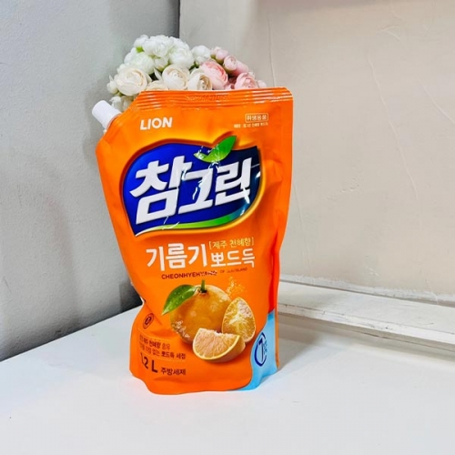 참그린 천혜향 뽀드득 주방세제 1.2L 리필  (주방세제)