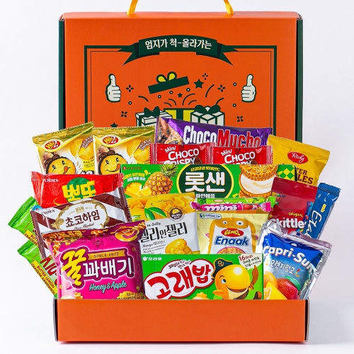 알찬 엄지척 종합 과자 선물세트 3호  (과자/껌/스낵류)