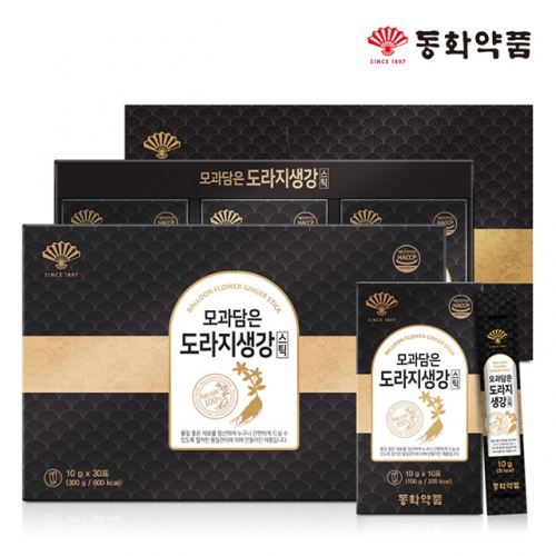 동화약품 모과담은 도라지생강스틱 10g 30포  (과즙음료)