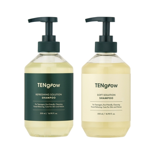 [텐그로우] 청소년 비듬 정수리냄새 지성 향이좋은 약산성 샴푸 500ml  (샴푸/린스/트리트먼트)