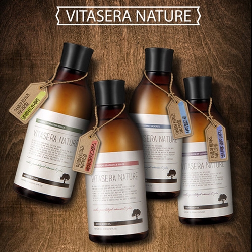 [아로하트리즈] 비타세라 네이처 바디 오일 VITASERA 300ml (4종택일)1개  (바디오일/스크럽/솔트)