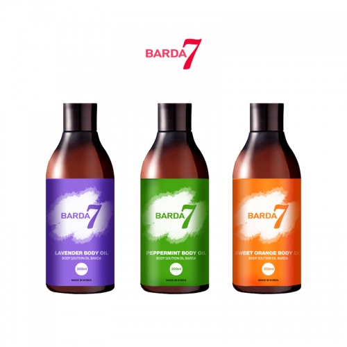 [바르다7] 아로마 마사지 바디오일 300ml 3종택1  (바디오일/스크럽/솔트)