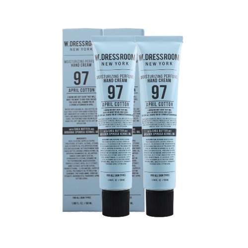 더블유드레스룸 핸드크림 50ml (NO.97 에이프릴코튼) X 2개  (바디로션/크림/핸드/풋케어)
